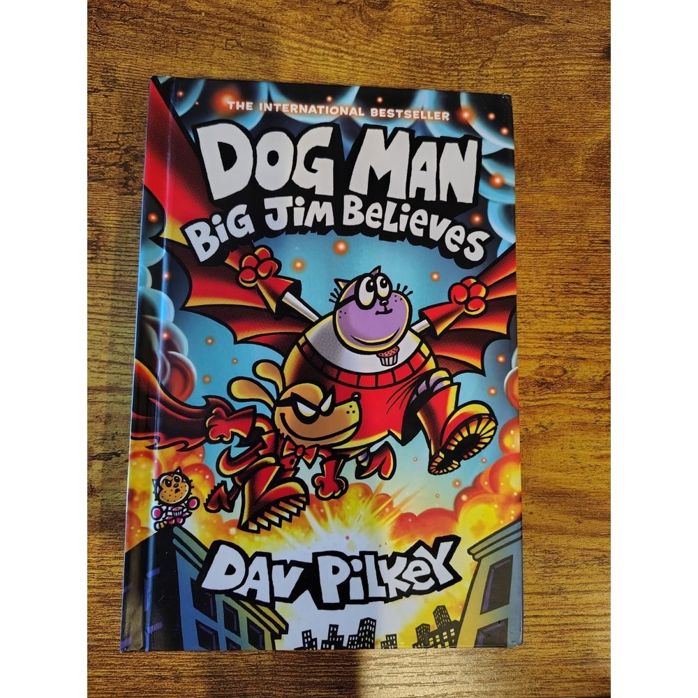 Dog Man Big Jim Believes SIGNED by Dav Pilkey Hardcover First Edition NEW Book